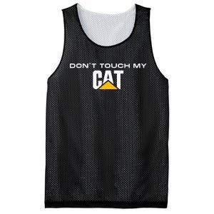 Dont Touch My CAT Operator Driver Fan Caterpillar Mesh Reversible Basketball Jersey Tank