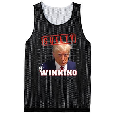 Donald Trump Mug Shot Guilty Of Winning Funny 2024 Election Mesh Reversible Basketball Jersey Tank