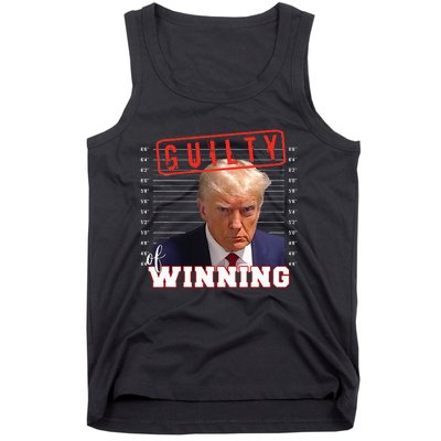 Donald Trump Mug Shot Guilty Of Winning Funny 2024 Election Tank Top