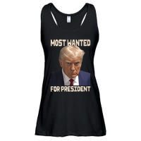 Donald Trump Most Wanted For President 2024 Pro Trump Ladies Essential Flowy Tank