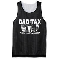 Dad Tax Making Sure Its Not P.O.I.S.O.N Mesh Reversible Basketball Jersey Tank