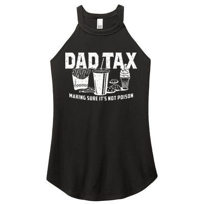 Dad Tax Making Sure Its Not P.O.I.S.O.N Women's Perfect Tri Rocker Tank