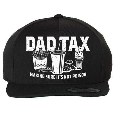Dad Tax Making Sure Its Not P.O.I.S.O.N Wool Snapback Cap