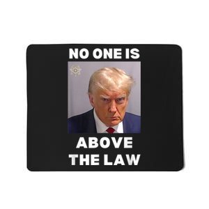 Donald Trump Mug Shot No One Is Above The Law AntiTrump Mousepad