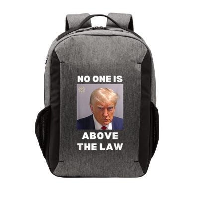 Donald Trump Mug Shot No One Is Above The Law AntiTrump Vector Backpack