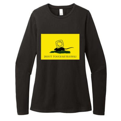 DonT Touch My Ravioli Womens CVC Long Sleeve Shirt