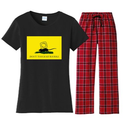 DonT Touch My Ravioli Women's Flannel Pajama Set