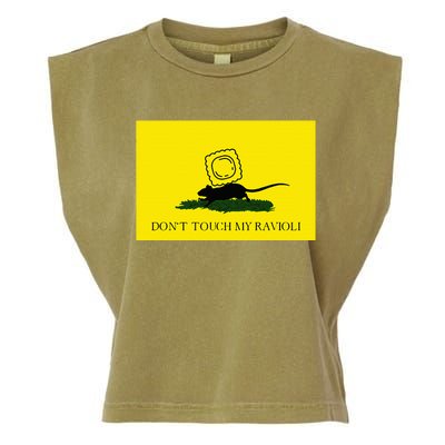 DonT Touch My Ravioli Garment-Dyed Women's Muscle Tee