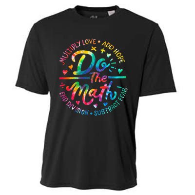 Do The Math x Love Add Hope Slogan teacher Cooling Performance Crew T-Shirt