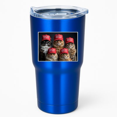 Donald Trump Make Cats Safe Again Red Hat 2024 Debate Funny Tumbler