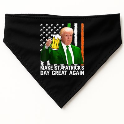 Donald Trump Make St Patricks Day Great Again USA-Made Doggie Bandana