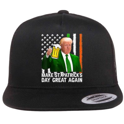 Donald Trump Make St Patricks Day Great Again Flatbill Hat
