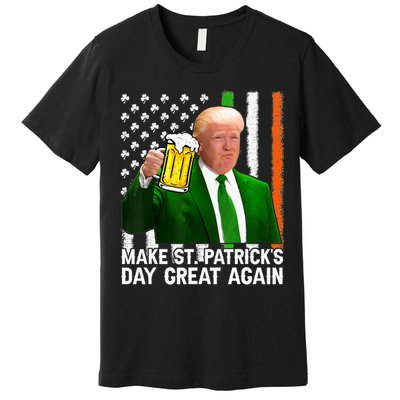 Donald Trump Make St Patricks Day Great Again Premium T-Shirt