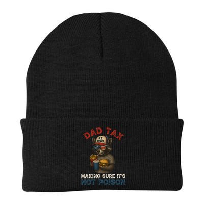 Dad Tax Making Sure It's Not  Funny Dad 4th Of July  Beanie