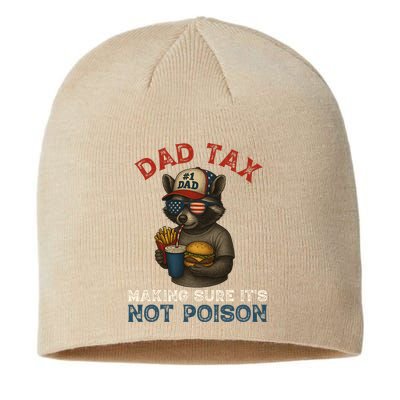 Dad Tax Making Sure It's Not  Funny Dad 4th Of July  Sustainable Beanie
