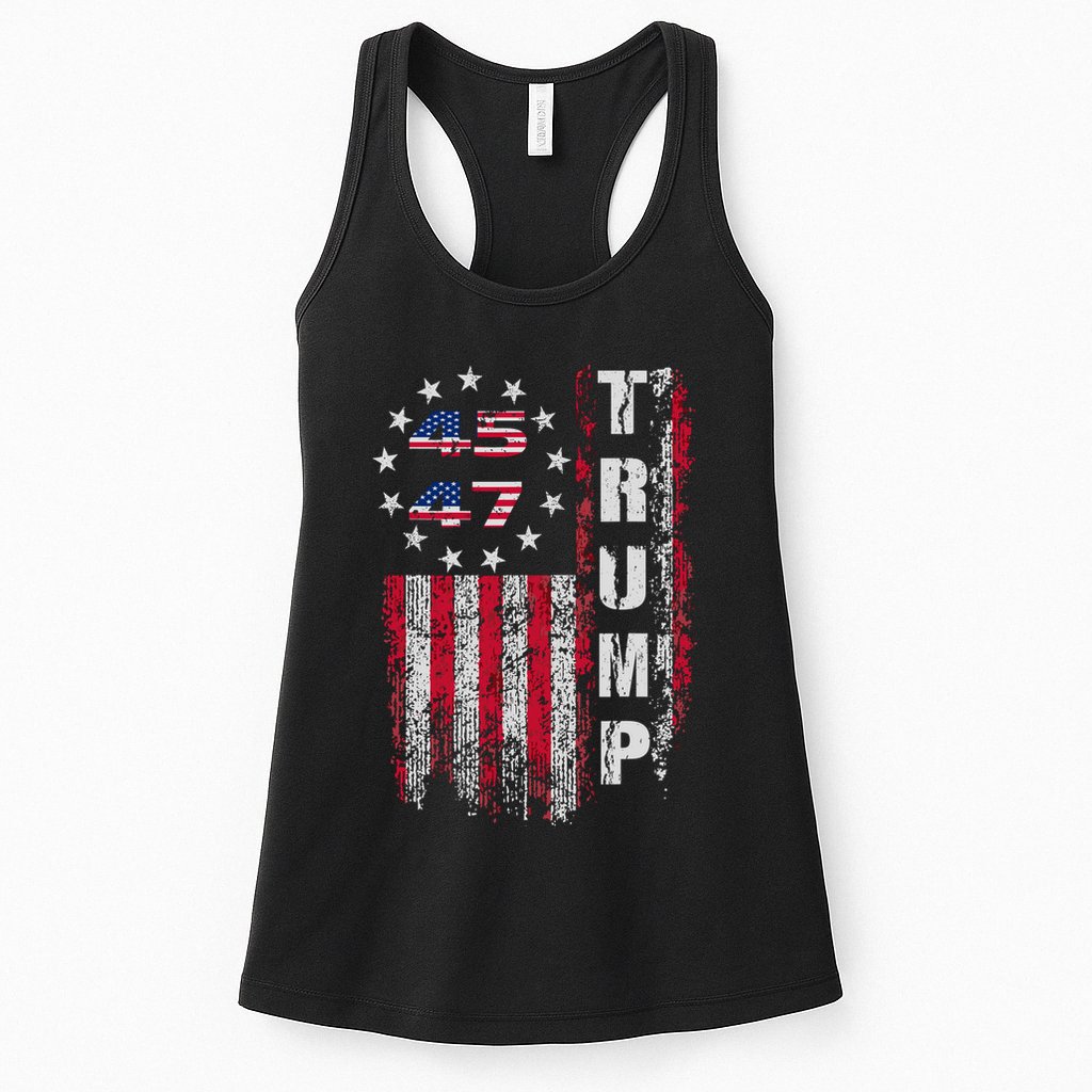 Donald Trump Merchandise 45 47 Trump 2025 Womens Tank Top