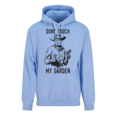 Dont Touch My Garden Funny Gardening Gardener Gift Unisex Surf Hoodie