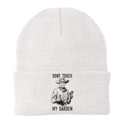 Dont Touch My Garden Funny Gardening Gardener Gift Knit Cap Winter Beanie