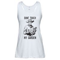 Dont Touch My Garden Funny Gardening Gardener Gift Ladies Essential Flowy Tank