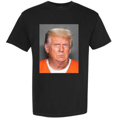 Donald Trump Mug Shot Garment-Dyed Heavyweight T-Shirt