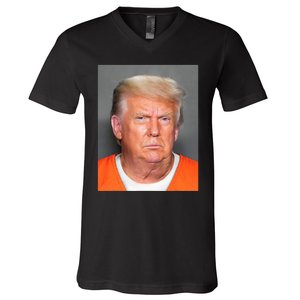 Donald Trump Mug Shot V-Neck T-Shirt