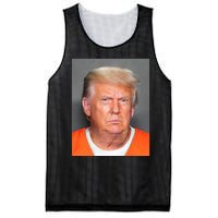 Donald Trump Mug Shot Mesh Reversible Basketball Jersey Tank