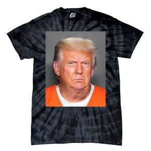 Donald Trump Mug Shot Tie-Dye T-Shirt