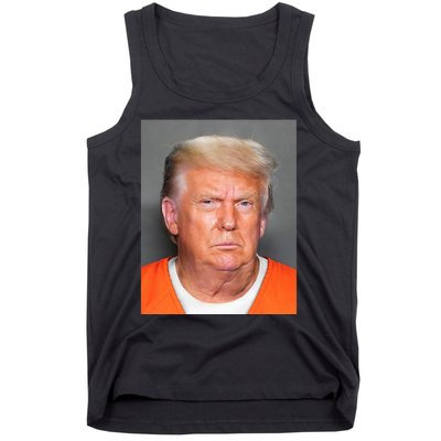 Donald Trump Mug Shot Tank Top