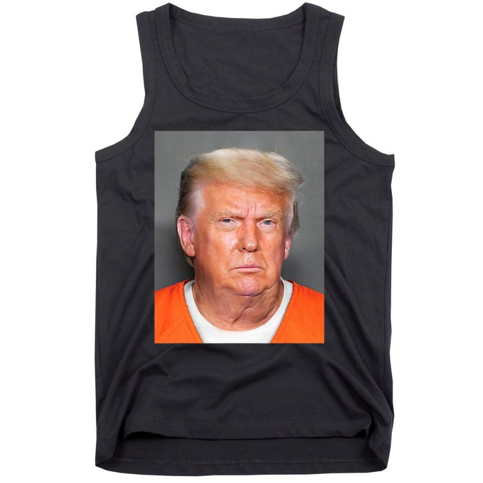 Donald Trump Mug Shot Tank Top