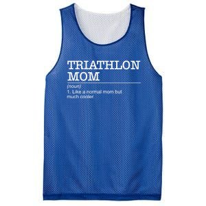 Definition Triathlon Mom Triathlete Athlete Swimming Running Gift Mesh Reversible Basketball Jersey Tank