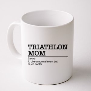 Definition Triathlon Mom Triathlete Athlete Swimming Running Gift Coffee Mug