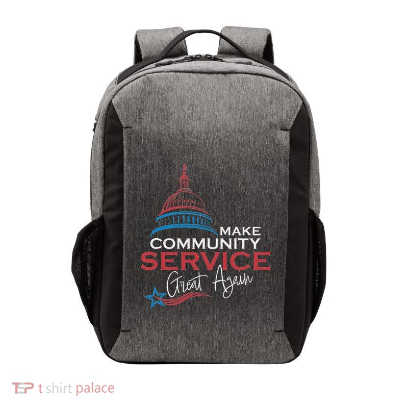 Donald Trump Make Community Service Great Again Vector Backpack