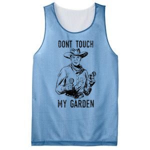 DonT Touch My Garden Funny Gardening Mesh Reversible Basketball Jersey Tank