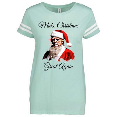 Donald Trump Make Christmas Great Again Christmas Festive Holiday Enza Ladies Jersey Football T-Shirt