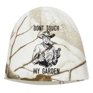 Dont Touch My Garden Funny Gardening Gardener Gift Kati - Camo Knit Beanie