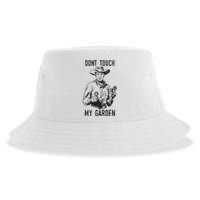 Dont Touch My Garden Funny Gardening Gardener Gift Sustainable Bucket Hat