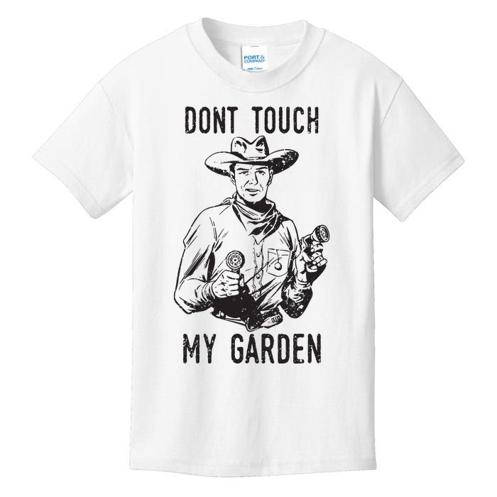 Dont Touch My Garden Funny Gardening Gardener Gift Kids T-Shirt