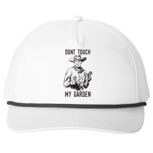 Dont Touch My Garden Funny Gardening Gardener Gift Snapback Five-Panel Rope Hat