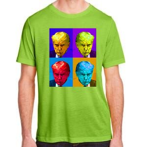 Donald Trump Mug Shot Colorful Pop Art Adult ChromaSoft Performance T-Shirt