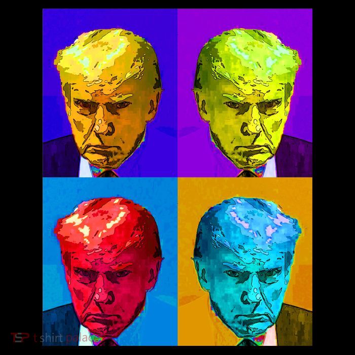 Donald Trump Mug Shot Colorful Pop Art Apron