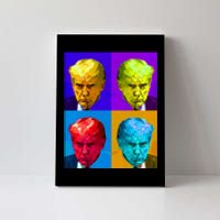 Donald Trump Mug Shot Colorful Pop Art Canvas