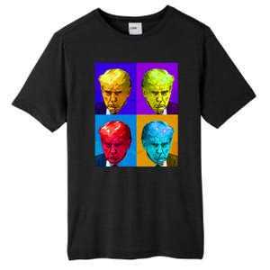 Donald Trump Mug Shot Colorful Pop Art Tall Fusion ChromaSoft Performance T-Shirt