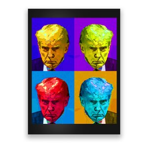 Donald Trump Mug Shot Colorful Pop Art Poster