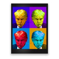 Donald Trump Mug Shot Colorful Pop Art Poster