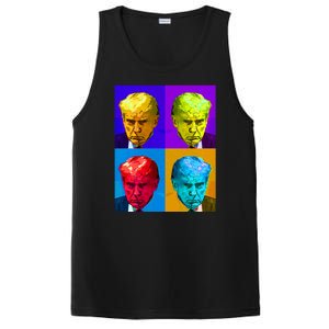 Donald Trump Mug Shot Colorful Pop Art PosiCharge Competitor Tank