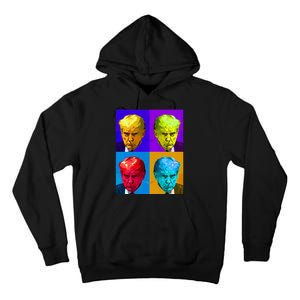 Donald Trump Mug Shot Colorful Pop Art Tall Hoodie