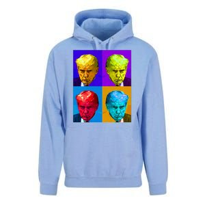 Donald Trump Mug Shot Colorful Pop Art Unisex Surf Hoodie