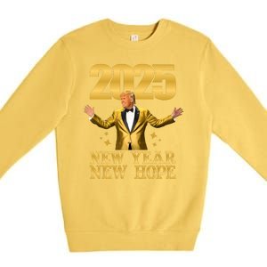 Donald Trump New Year New Hope 2025 Premium Crewneck Sweatshirt