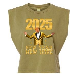 Donald Trump New Year New Hope 2025 Garment-Dyed Women's Muscle Tee