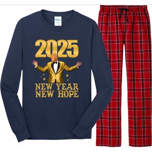 Donald Trump New Year New Hope 2025 Long Sleeve Pajama Set